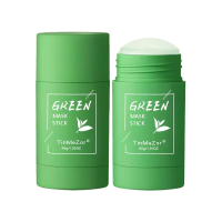 Factory Eggplant Mud Cleansing Mask Purifying Clay Stick Green Tea Organic Solid Purifying Turmeric Vegan Clay Mask Stick